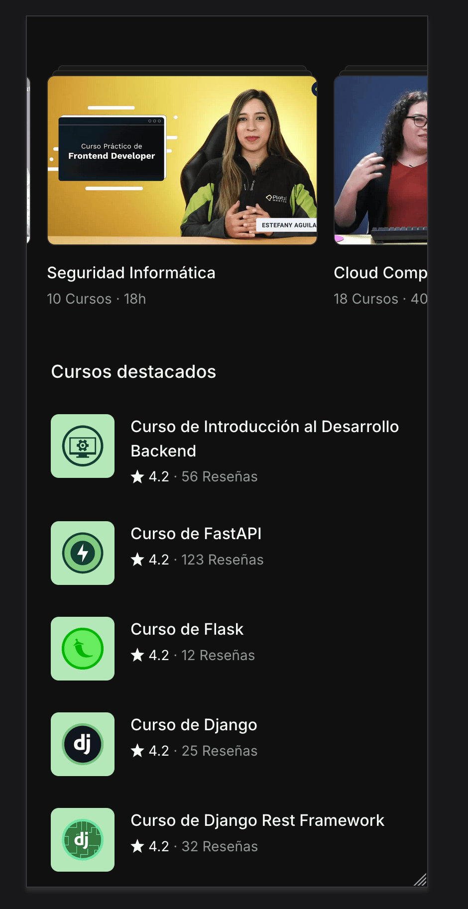 Mobile screen 3